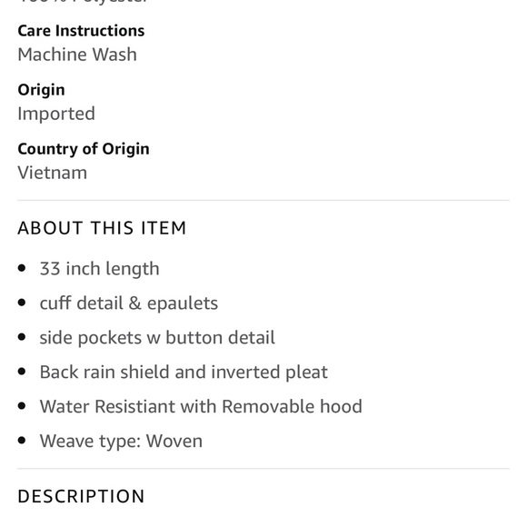 S NEW LONDON FOG WOMENS COAT JACKET WINTER FALL SMALL BLACK BELTED LONG SOFT-SHE - Picture 4 of 9